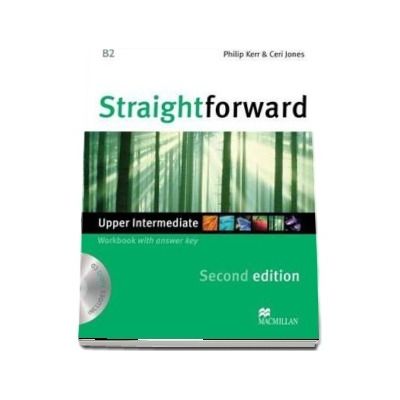 Straightforward 2nd Edition Upper Intermediate Level Workbook with key and CD Pack