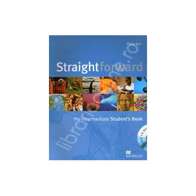 Straightforward (A2-BI) Pre-Intermediate Students Book. Includes Cd-rom