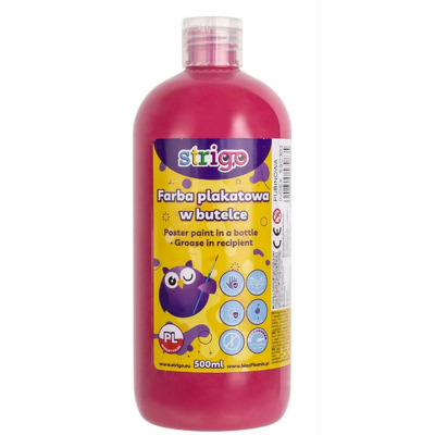 Strigo Guase in recipient 500 ml, rubin