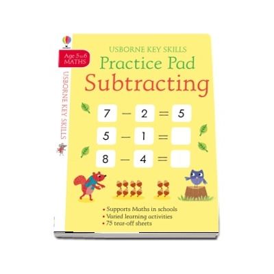 Subtracting practice pad 5-6