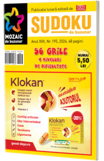 Sudoku de buzunar. Revista numarul 195