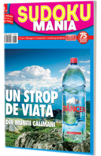 Sudoku Mania. Revista numarul 75 - 3 niveluri de dificultate