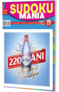 Sudoku Mania. Revista numarul 78 - 3 niveluri de dificultate