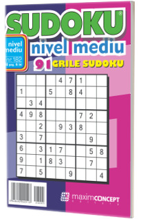 Sudoku nivel mediu nr. 182