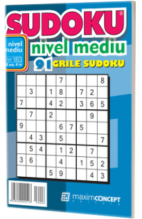 Sudoku nivel mediu nr. 183