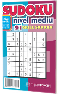 Sudoku nivel mediu nr. 185