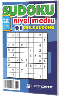 Sudoku nivel mediu. Numarul 187