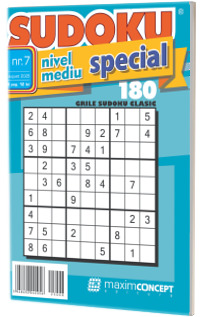 Sudoku nivel mediu, special. Numarul 7