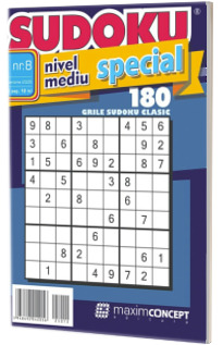 Sudoku nivel mediu, special. Numarul 8