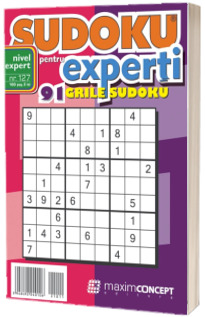 Sudoku pentru experti. 91 grile sudoku. Numarul 127