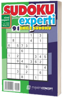 Sudoku pentru experti. 91 grile sudoku. Numarul 132
