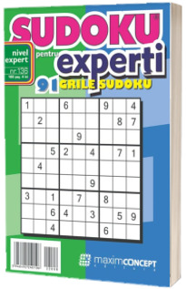 Sudoku pentru experti. 91 grile sudoku. Numarul 136