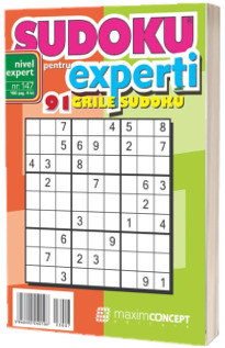 Sudoku pentru experti. 91 grile sudoku. Numarul 147