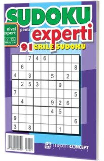 Sudoku pentru experti. 91 grile sudoku. Numarul 153