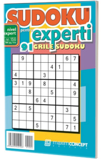 Sudoku pentru experti. 91 grile sudoku. Numarul 156