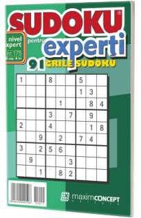 Sudoku pentru experti. 91 grile sudoku. Numarul 175