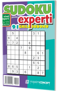 Sudoku pentru experti. 91 grile sudoku. Numarul 177