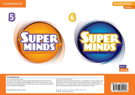 Super Minds Levels 5-6. Poster Pack British English (2nd Edition)
