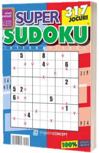 Super Sudoku, numarul 205. Nivel avansat