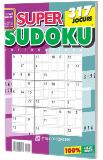 Super Sudoku, numarul 218. Nivel avansat