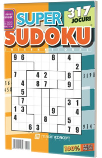 Super Sudoku, numarul 223. Nivel avansat