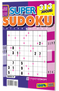 Super Sudoku, numarul 241. Nivel avansat