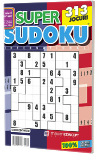Super Sudoku, numarul 244. Nivel avansat