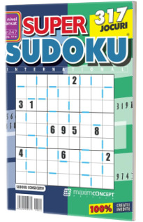 Super Sudoku, numarul 247. Nivel avansat