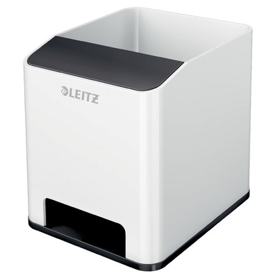 Suport instrumente de scris Leitz WOW, PS, cu amplificare sunet, culori duale, alb-negru