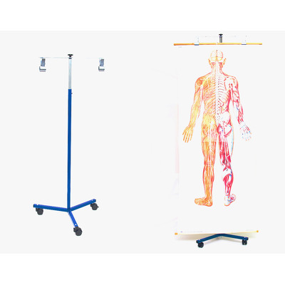 Suport pentru planse si harti cu roti si sistem reglabil