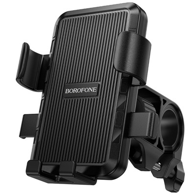 Suport telefon bicicleta/motocicleta Borofone Knight BH137, brate ajustabile pentru telefoane 6.0-7.0 inch, negru