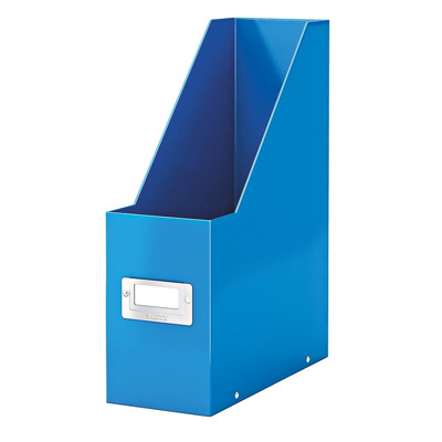 Suport vertical pentru cataloage, carton laminat - albastru, Leitz