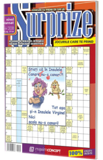 Surprize, numarul 308. Revista de integrame cu grad avansat de dificultate