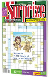 Surprize, numarul 309. Revista de integrame cu grad avansat de dificultate