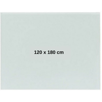 Tabla alba magnetica din sticla, 120 x 180 cm, (burete, spray, magneti)