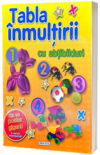 Tabla inmultirii cu abtibilduri. Cu un poster gigant! si stelute recompensa