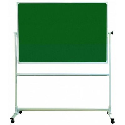 Tabla scolara monobloc verde pe suport mobil 1700X1000 mm