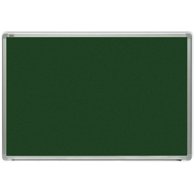 Tabla verde magnetica cu rama din aluminiu, 120 x 150 cm, pentru creta, Optima