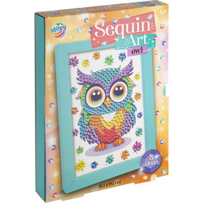 Tablou cu paiete - Bufnita