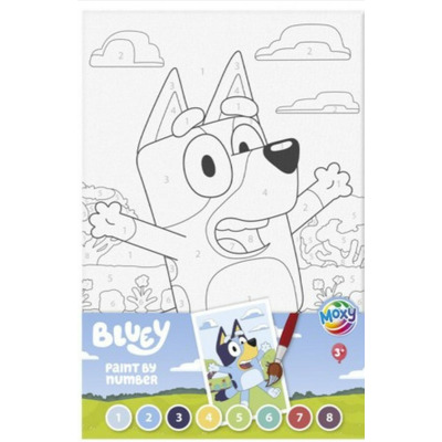 Tablou pictez pe numere - Bluey