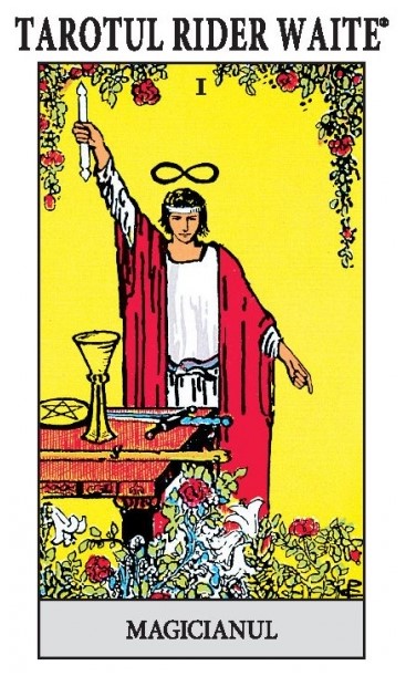 Tarotul Rider Waite - Include o brosura cu instructiuni si setul complet de 78 de carti de joc color (22 din Arcana Mare si 56 din Arcana Mica)