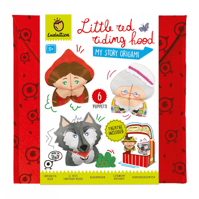 Teatrul de papusi Origami - Scufita Rosie, + 5 ani, Ludattica
