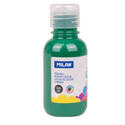 Tempera 125 ml Verde inchis MILAN 03461