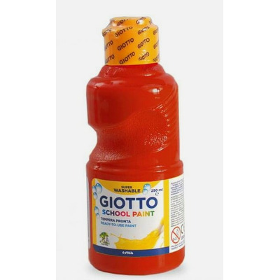 Tempera Giotto borcan 250 ml, Rosu