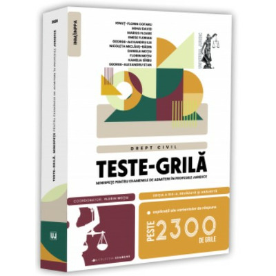 Teste-grila, minispete pentru examenele de admitere in profesiile juridice. Drept civil