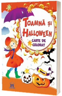 Toamna si Halloween - Carte de colorat