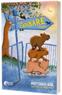 Trei capibare fugare