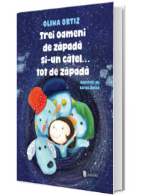 Trei oameni de zapada si-un catel tot de zapada