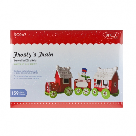 Trenul lu Zapadel, set creativ, 4+ ani, Daco