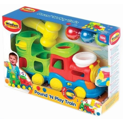 Trenulet muzical, cu bile si ciocan